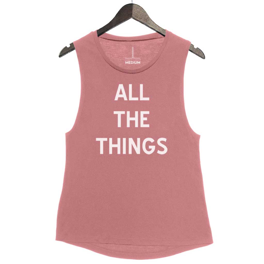 Tank Top "All The Things" (Mauve)