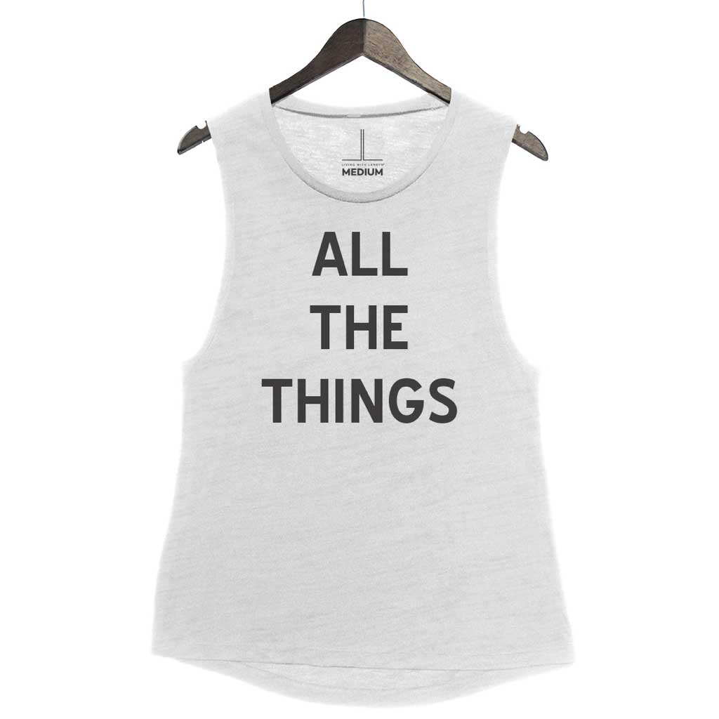Tank Top "All The Things" (White)